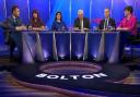GRILLED: The Question Time panel in Bolton