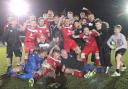 SUPER SEASON: Atherton Colls celebrate their title victory to which they are looking to add the Hospital Cup tonight