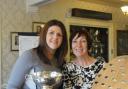 DELIGHTED: Laura Johnson with Janet Hewitt, Madam President of the Preston Scratch Trophy