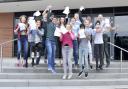 Bolton School 'A 'star students celebrate.