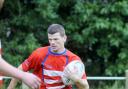 TRYING HARG: Little Hulton's Alan Hargreaves scored the Reds' fifth and final try as they beat Rochdale Cobras