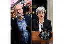 Labour leader Jeremy Corbyn and Prime Minister Theresa May