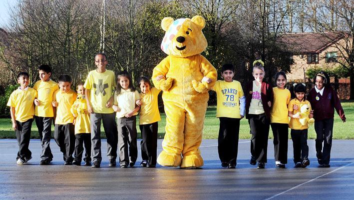 All the action from Children In Need in Bolton in 2010