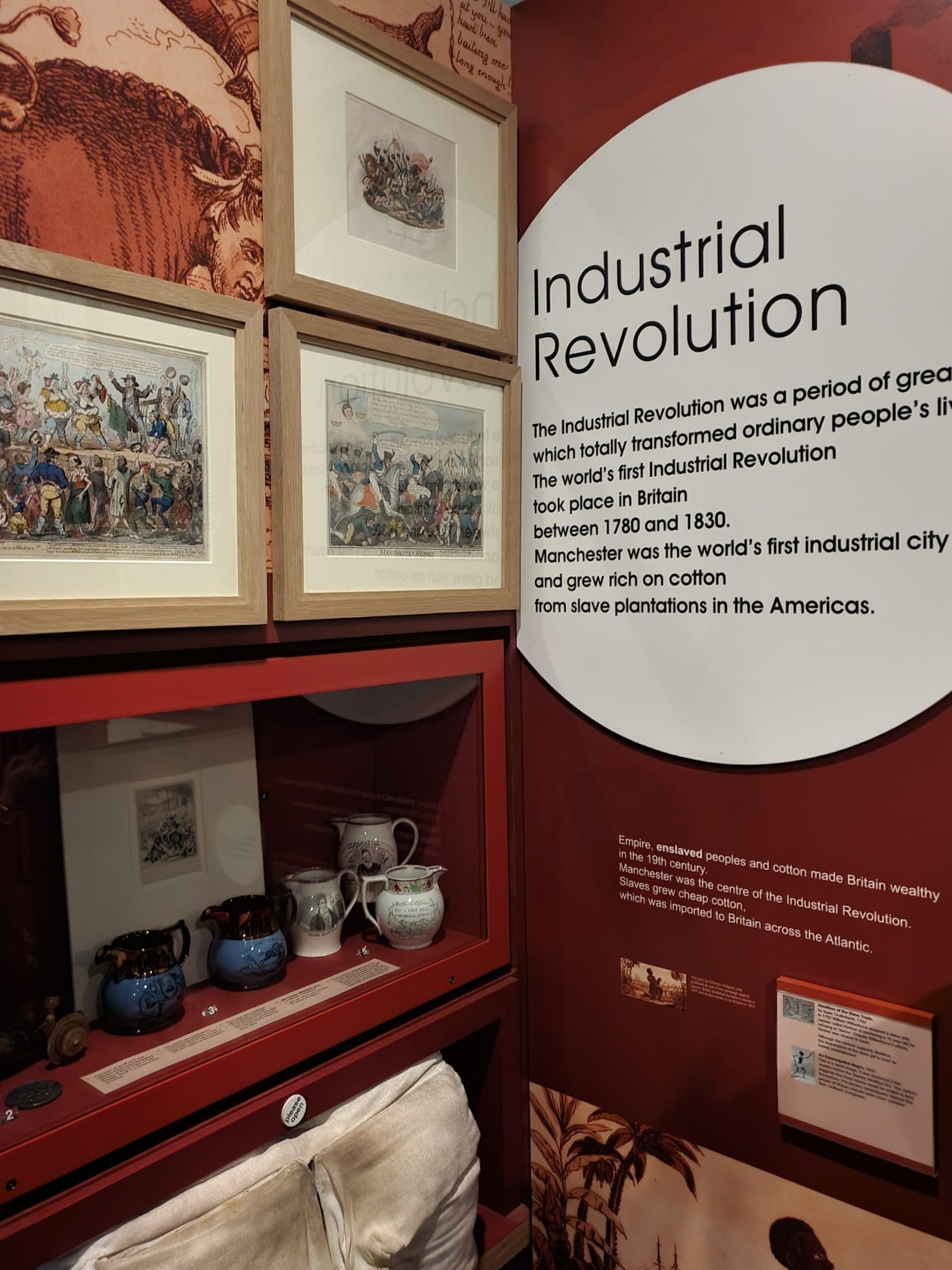 Inside the Peoples History Museum in Manchester