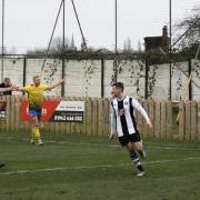 HYDE HIGH: Atherton Collieries made it seven games unbeaten with victory over Hyde United on Saturday