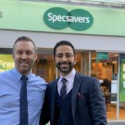 Specsavers’ Matthew Averall and Rumit Patel