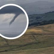 'Tornado' forming near Pendle Hill caught on video by Blackburn man