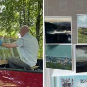 Nick Taylor created 100 paintings in a month of the landscape around Bolton