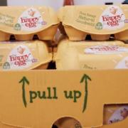 Two supermarkets   ration egg sales to customers