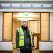 Bolton town centre regeneration Cllr Martyn Cox. Central Library. Picture by Paul Heyes,