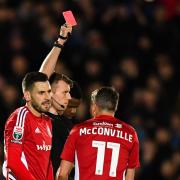 Accrington boss John Coleman on 'harsh' McConville red card