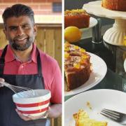 Mak Patel and his delicious lemon drizzle cake