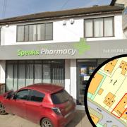 Plans for an extension and two flats at the pharmacy have been approved