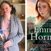 Emma Hornby with her new book, The Chimney Sweep’s Sister