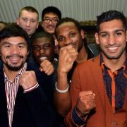 Could former stablemates Amir Khan, right, and Manny Pacquiao face off?