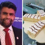 Mak Patel and his patisserie millefeuille