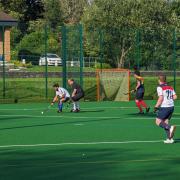 Action from the opening-day clash between Bolton’s men’s second and third teams