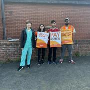 Junior doctors previously striking at Royal Bolton Hospital