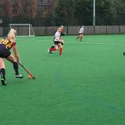 Bolton women’s hockey players in action last weekend as the club’s sides returned to action after Christmas