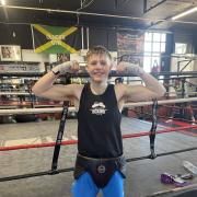 Young boxer Sam Lane