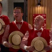 Cottontown Chorus on an episode of Coronation Street with the character Billy Mayhew played by Daniel Brocklebank