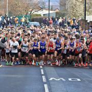 The mass of runners at the Lostock 6 start line. Picture by Henry Lisowski