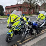 Motorbike seized after police spot driver riding on footpath