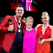 Olly (left) and Olivia (right) were presented the award by A Touch of Class Dance Studio owner Teresa Croasdale