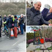 Horwich Heritage and United Utilities' memorial was unveiled