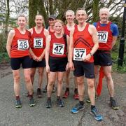 Harriers at the Wardle Skyline Fell Race. Picture by Sue Fleming