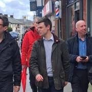 Andy Burnham had been speaking to business people in Westhoughton