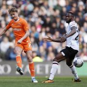 Byers in action for Blackpool