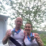 Sarah and Steve Walton competed in Snowdonia