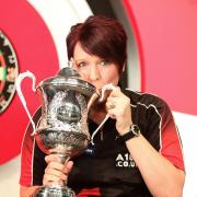 Lisa Ashton with her trophy