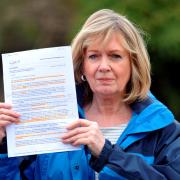 Kathleen Kavanagh who stood for UKIP last year but has been told shes no longer welcome to stand as a candidate, pictured with the letter from the UKIP chairman
