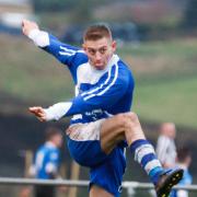 LAST GASP: Castle Hill's Sam Brooks scored a winner with the last kick against Horwich Victoria