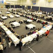 Count underway at Bolton Arena for the General Election. Photo by Matt Simmonds, Newsquest (Bolton) Ltd.,, Thursday May 6, 2010. (24775358)