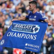 CHAMPIONS: Former Wanderers defender Gary Cahill celebrates winning the Premier League title with Chelsea