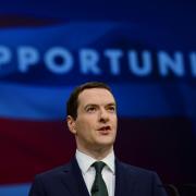 DEVO: Chancellor George Osborne addresses the Conservative Party conference in Manchester
