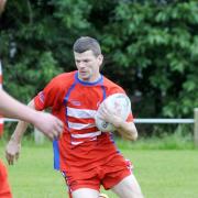 TRYING HARG: Little Hulton's Alan Hargreaves scored the Reds' fifth and final try as they beat Rochdale Cobras