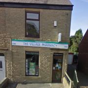 The body of a 45-year-old man was found in a property above The Village Pharmacy in Bolton Road, Edgworth PIC: Google Maps