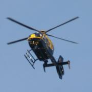 Police helicopter deployed following high-value thefts