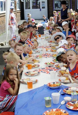 Photographs from Bolton celebrating the Queen's diamond jubilee.