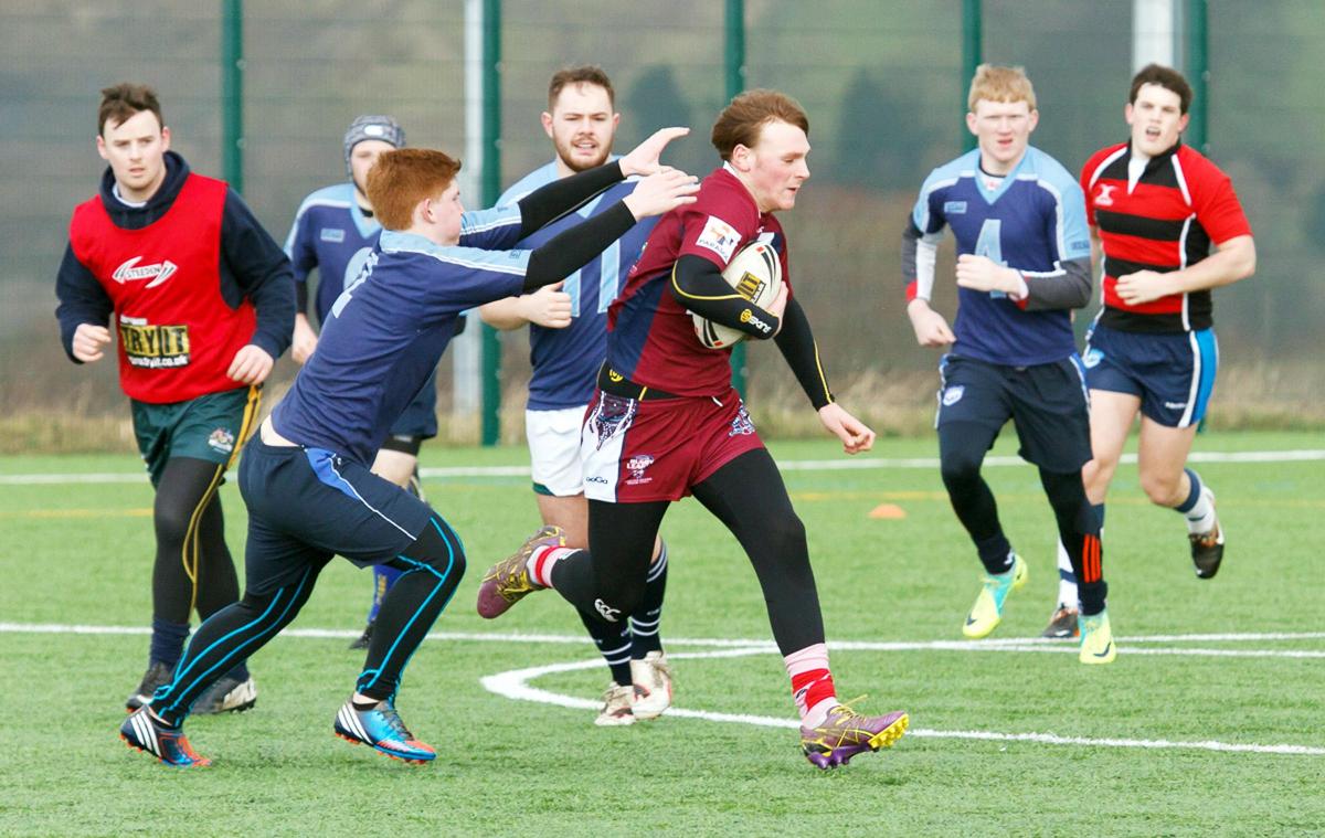Scotland Rugby League training at St Catherine's Academy