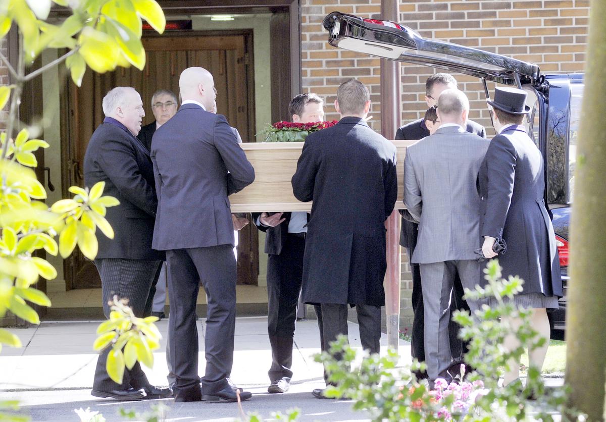 Paul Haslam's funeral