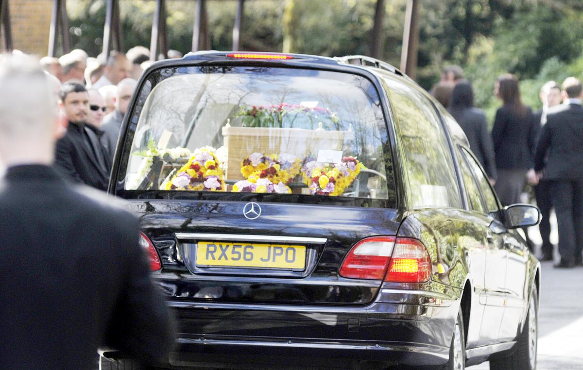 Paul Haslam's funeral