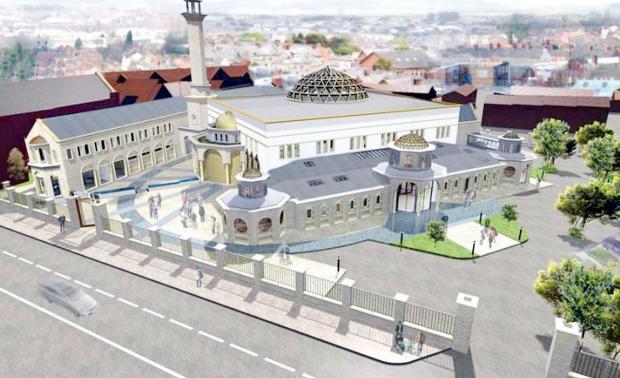 The Bolton News: An artist's impression of the proposed mosque in Astley Bridge