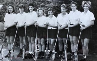Pupils from Bolton School’s Girls’ Division selected to play for Lancashire under-18s lacrosse team in 1989. From left Julie Barwise, Rebecca Dennard, Joicelyn Esner, Phillipa Brooks, Elizabeth Marritt, Melanie Fawcett-Brown, Lucy WIlliams