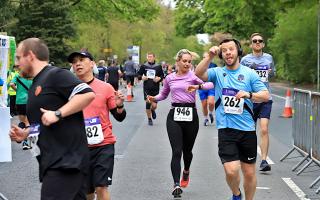 Runners in the Bolton Wanderers 10k Run