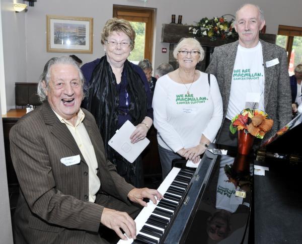 Members of the over 50s and 60s club at Curlys Fishers in Horwich, from left, Howard Broadbent, Eileen Murphy, Marjorie Moran and Steve Taylor
